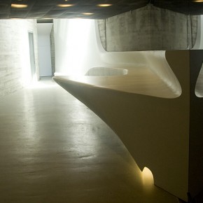 Una sala de catas de Zaha Hadid, entre los galardonados en la cuarta edición de los Premios Corian de Diseño Una sala de catas de Zaha Hadid, entre los galardonados en la cuarta edición de los Premios Corian de Diseño