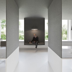 Oficinas en blanco y fieltro, por i29 l interior architects Oficinas en blanco y fieltro, por i29 l interior architects