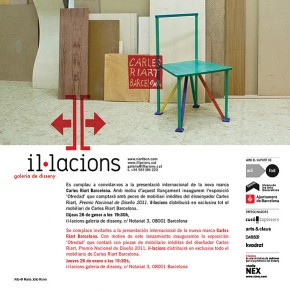 Carles Riart presenta su nueva marca en la galería II.lacions de Barcelona Carles Riart presenta su nueva marca en la galería II.lacions de Barcelona