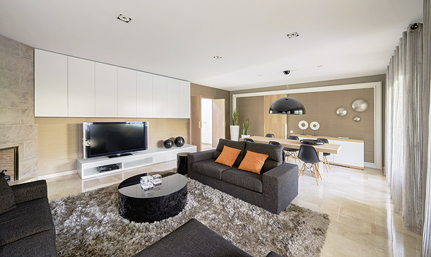 Moderno diseño interior en una casa en sant cugat, por cm2 disseny